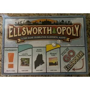 Ellsworth Opoly Brand New Sealed Board Game New Sealed Maine Monopoly Style